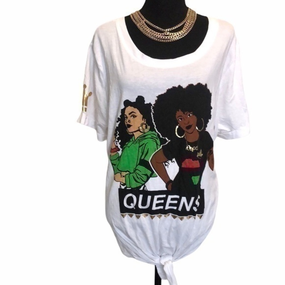 Electric Pink Queens Tee Size 2X